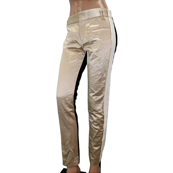HAIDER Ackermann Tailored Velour Satin TUXEDO dress Pants Trousers Size 40 - Picture 1 of 8